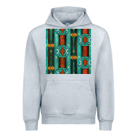 Heather Grey native american aztec seamless pattern 5 Urban Hoodie - BundleAndBundleShop