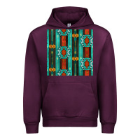 Mauve Wine native american aztec seamless pattern 5 Urban Hoodie - BundleAndBundleShop
