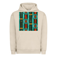 Pigment French Oak native american aztec seamless pattern 5 Urban Hoodie - BundleAndBundleShop
