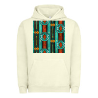 Pigment Pistachio native american aztec seamless pattern 5 Urban Hoodie - BundleAndBundleShop
