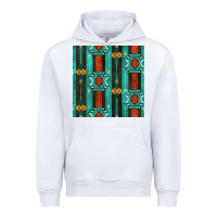 White native american aztec seamless pattern 5 Urban Hoodie - BundleAndBundleShop