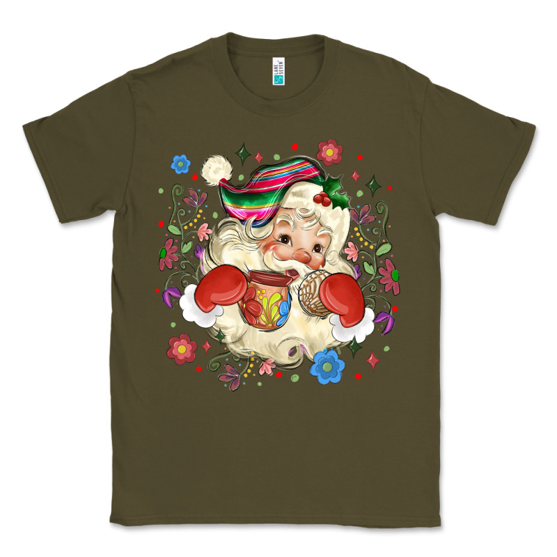 Mexican Christmas Santa Classic Tee by MaliasSmallBusiness | Teevron