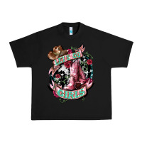 Black lets go girls cowboy boots cowgirl Urban Heavy Tee - NancyCooperArtShop