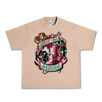 Burro lets go girls cowboy boots cowgirl Urban Heavy Tee - NancyCooperArtShop