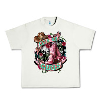 Pistachio lets go girls cowboy boots cowgirl Urban Heavy Tee - NancyCooperArtShop