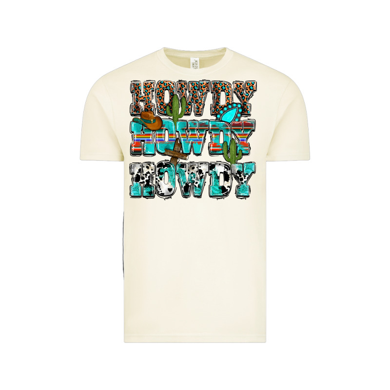 Western Howdy Howdy Howdy Vintage Tee by NancyCooperArtShop | Teevron