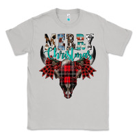 Merry Christmas Bull Skull Classic Tee | Teevron