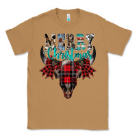 Toasted Coconut merry christmas bull skull Classic Tee - CowhideDigitalArt