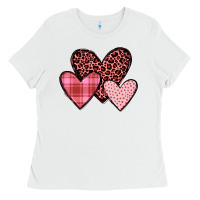 White hearts Ladies Tee - JahusDesignShop