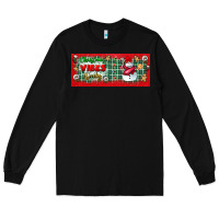 Black christmas vibes only Long Sleeve Tee - BundleAndBundleShop