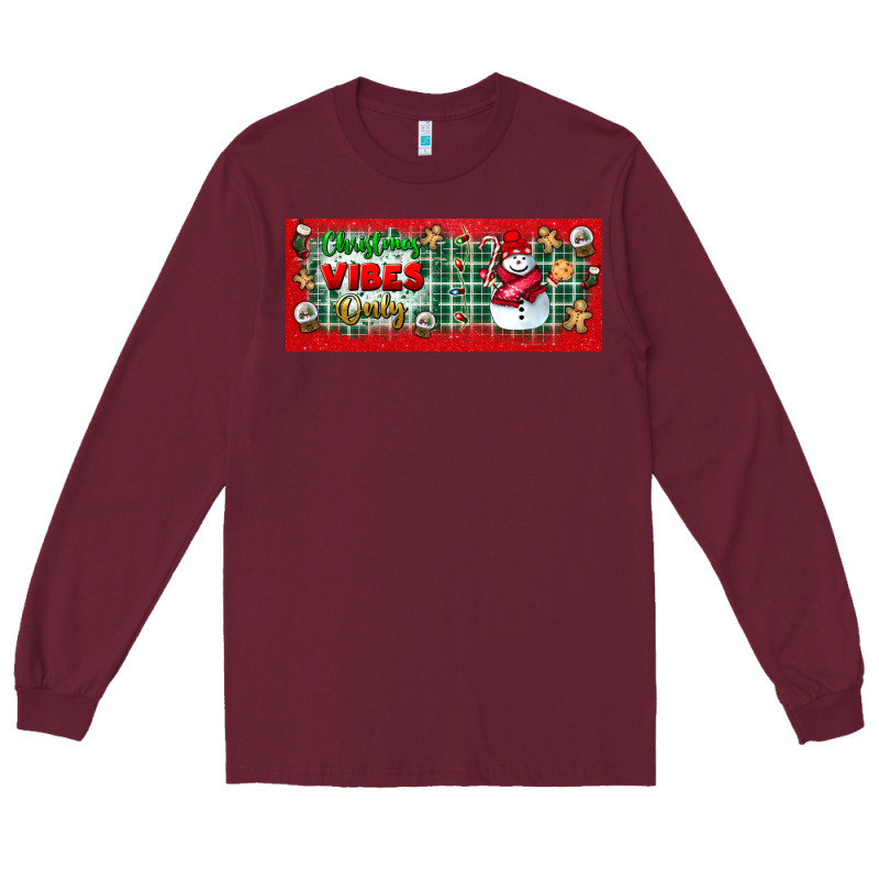 Christmas Vibes Only Long Sleeve Tee by BundleAndBundleShop | Teevron