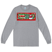 Heather Grey christmas vibes only Long Sleeve Tee - BundleAndBundleShop
