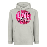 Moon Dust Love more worry less Valentine's Day Heavyweight Hoodie - HowdyJamesFarm