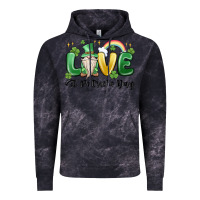 Cloud Black love st. patricks day gnome Vintage Hoodie - MaliasSmallBusiness