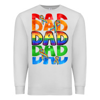 Dove Grey Dad dad dad pride Premium Sweatshirt - CowGirlArtShop