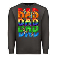 Smoke Dad dad dad pride Premium Sweatshirt - CowGirlArtShop
