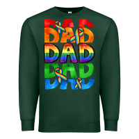 Sports Green Dad dad dad pride Premium Sweatshirt - CowGirlArtShop