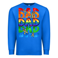 True Royal Dad dad dad pride Premium Sweatshirt - CowGirlArtShop