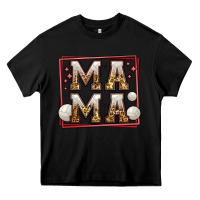 Black volleyball mama Heavy Core Tee - Jasminsmagicworld