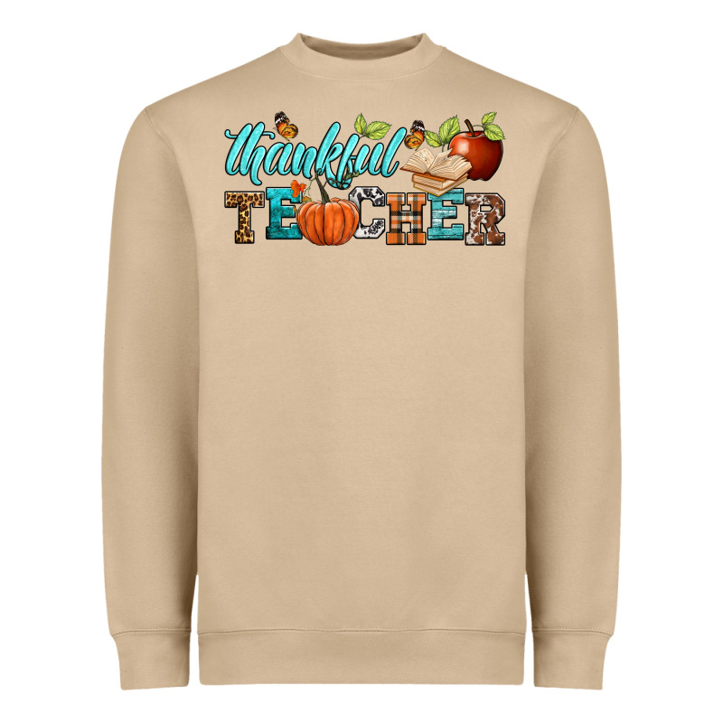 Thankful Teacher Heavyweight Sweatshirt by BundleAndBundleShop | Teevron
