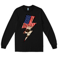 Black Lightning Bolt Long Sleeve Tee - JahusDesignShop