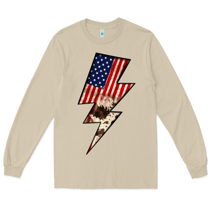 Lightning Bolt Long Sleeve Tee by JahusDesignShop | Teevron