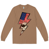 Toasted Coconut Lightning Bolt Long Sleeve Tee - JahusDesignShop
