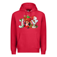 Cardinal christmas joy girl gnome Premium Hoodie - CowGirlArtShop