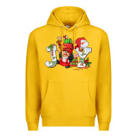 Lemon christmas joy girl gnome Premium Hoodie - CowGirlArtShop