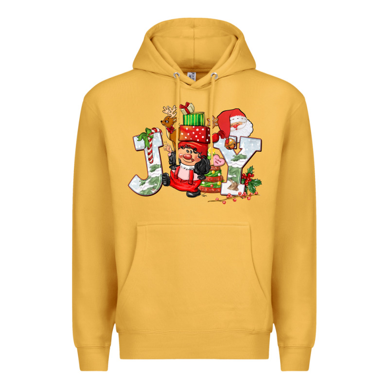 Christmas Joy Girl Gnome Premium Hoodie by CowGirlArtShop | Teevron