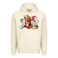 Tofu christmas joy girl gnome Premium Hoodie - CowGirlArtShop