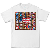 White western usa flag heart and stars tumbler Premium Tee - Artiststas