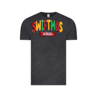 Vintage Black swiftmas season Vintage Tee - MaliasSmallBusiness