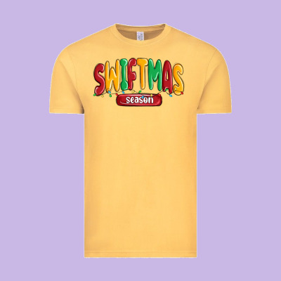 Swiftmas Season Vintage Tee Designed By Maliassmallbusiness