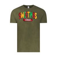 Vintage Olive swiftmas season Vintage Tee - MaliasSmallBusiness