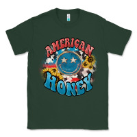 Sports Green American honey smiley Classic Tee - NancyCooperArtShop