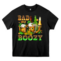 Black bad and boozy with beer Heavy Core Tee - AdoDesignShop