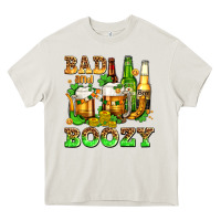 Cream bad and boozy with beer Heavy Core Tee - AdoDesignShop