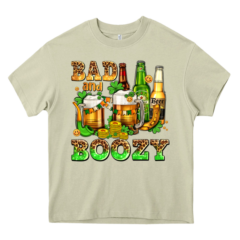 Bad And Boozy With Beer Heavy Core Tee by AdoDesignShop | Teevron