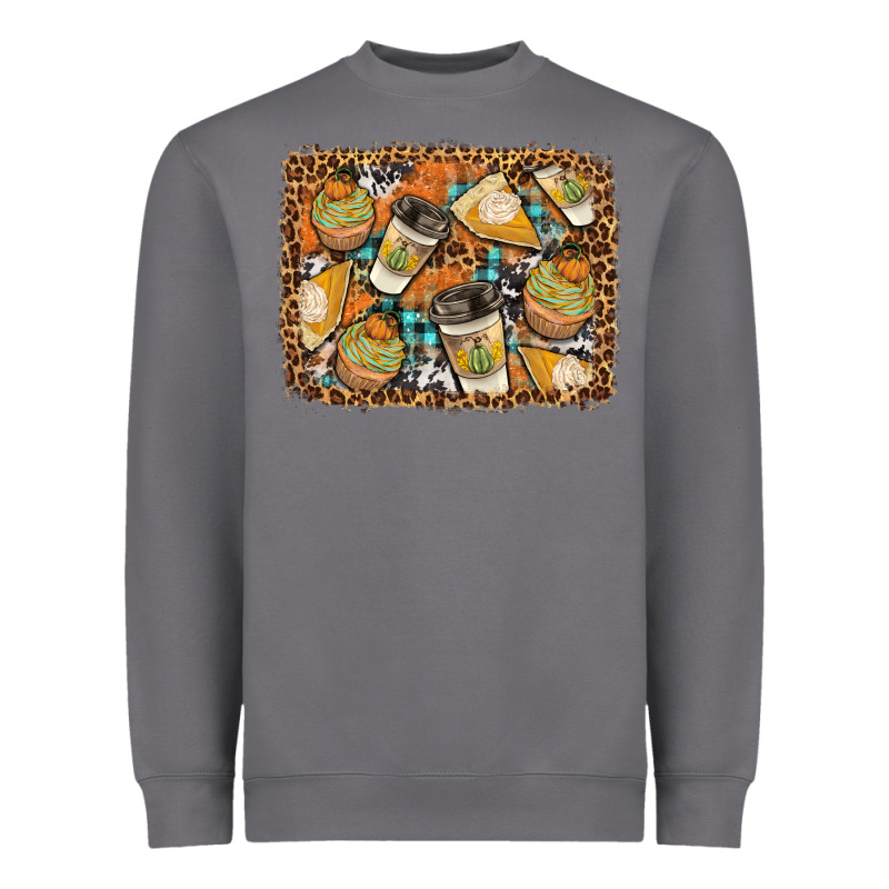 Autumn Distressed Background Heavyweight Sweatshirt by BundleAndBundleShop | Teevron