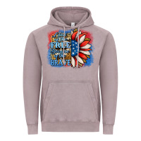 Vintage Zinc patriotic sunflower land of the free Vintage Hoodie - Jasminsmagicworld