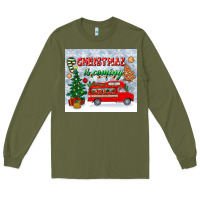 Army Green christmas is coming tumbler Long Sleeve Tee - BundleAndBundleShop