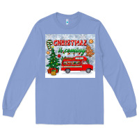 Colony Blue christmas is coming tumbler Long Sleeve Tee - BundleAndBundleShop