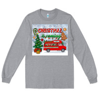 Heather Grey christmas is coming tumbler Long Sleeve Tee - BundleAndBundleShop
