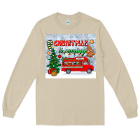 Mushroom christmas is coming tumbler Long Sleeve Tee - BundleAndBundleShop