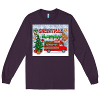 Plum christmas is coming tumbler Long Sleeve Tee - BundleAndBundleShop