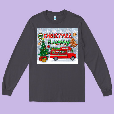 Christmas Is Coming Tumbler Long Sleeve Tee Designed By Bundleandbundleshop