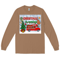 Toasted Coconut christmas is coming tumbler Long Sleeve Tee - BundleAndBundleShop