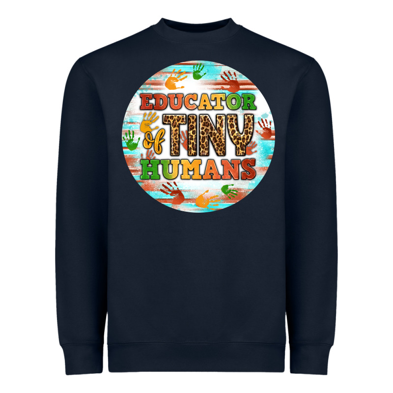 Educator Of Tiny Humans Round Earring Heavyweight Sweatshirt by BundleAndBundleShop | Teevron