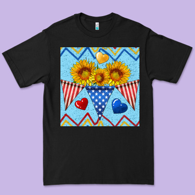Patriotic Celebration Premium Tee Designed By Bundleandbundleshop